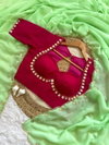 Tew Faux Georgette With Handwork Saree Wholesale Market In Surat